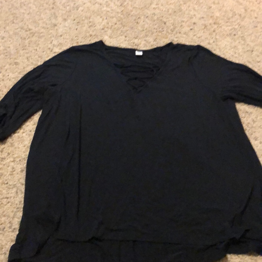 Old Navy Long sleeve black top.